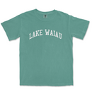 a green lake waiu t - shirt with the word lake waiu in white