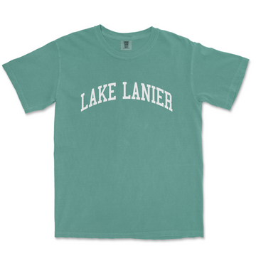a green shirt with the words lake laner on it