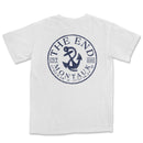 a white t - shirt with an anchor and the words the end on it