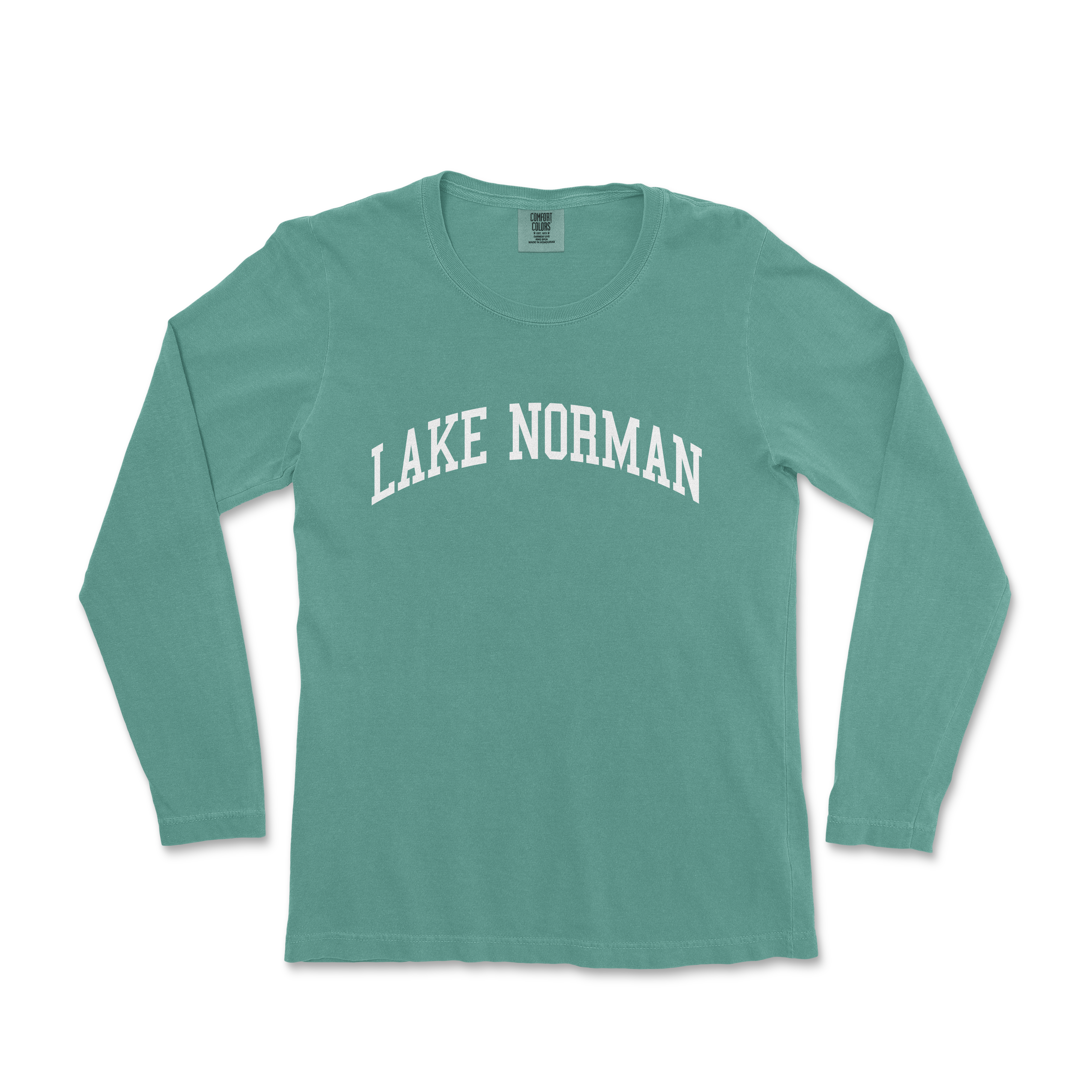 a lake norman shirt with the word lake norman on it