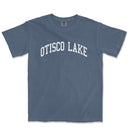 a blue t - shirt with the word otsco lake on it