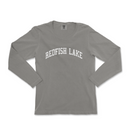 a long sleeved shirt with the words bedfish lake on it