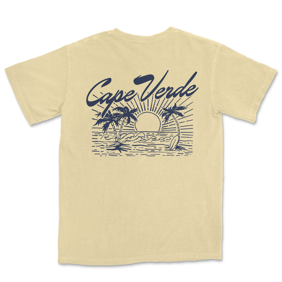 a t - shirt with the words cape verde on it