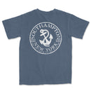 a blue t - shirt with an anchor on it
