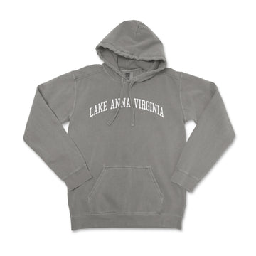 a gray sweatshirt with the words lake and virginia on it