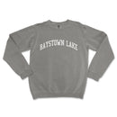 a gray sweatshirt with the words baystown lake on it