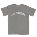 a gray lake champ t - shirt with the word lake champ on it