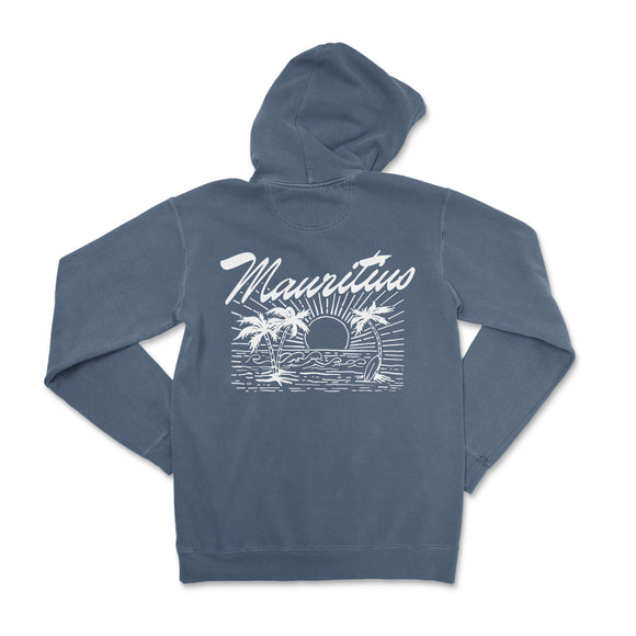 a blue hoodie with the words margaritas on it