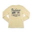 a women's long sleeve shirt with the words haleuna on it
