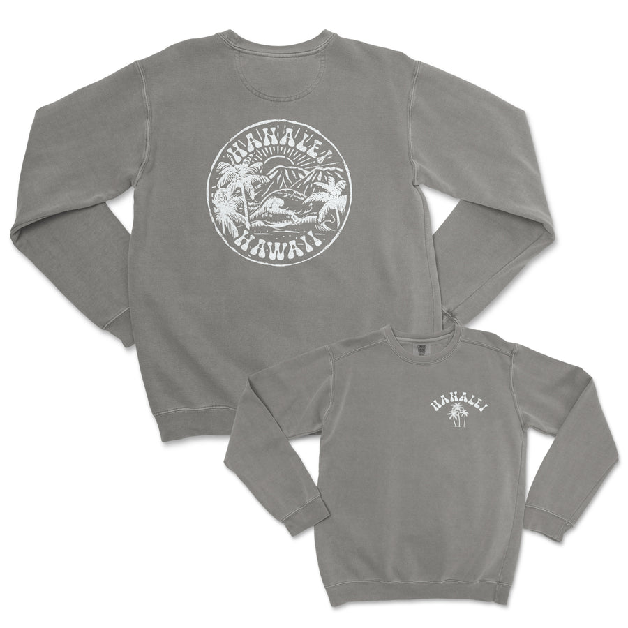 Hanalei Hawaii Crewneck Sweatshirt