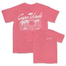 a pink t - shirt with the words cape verde on it
