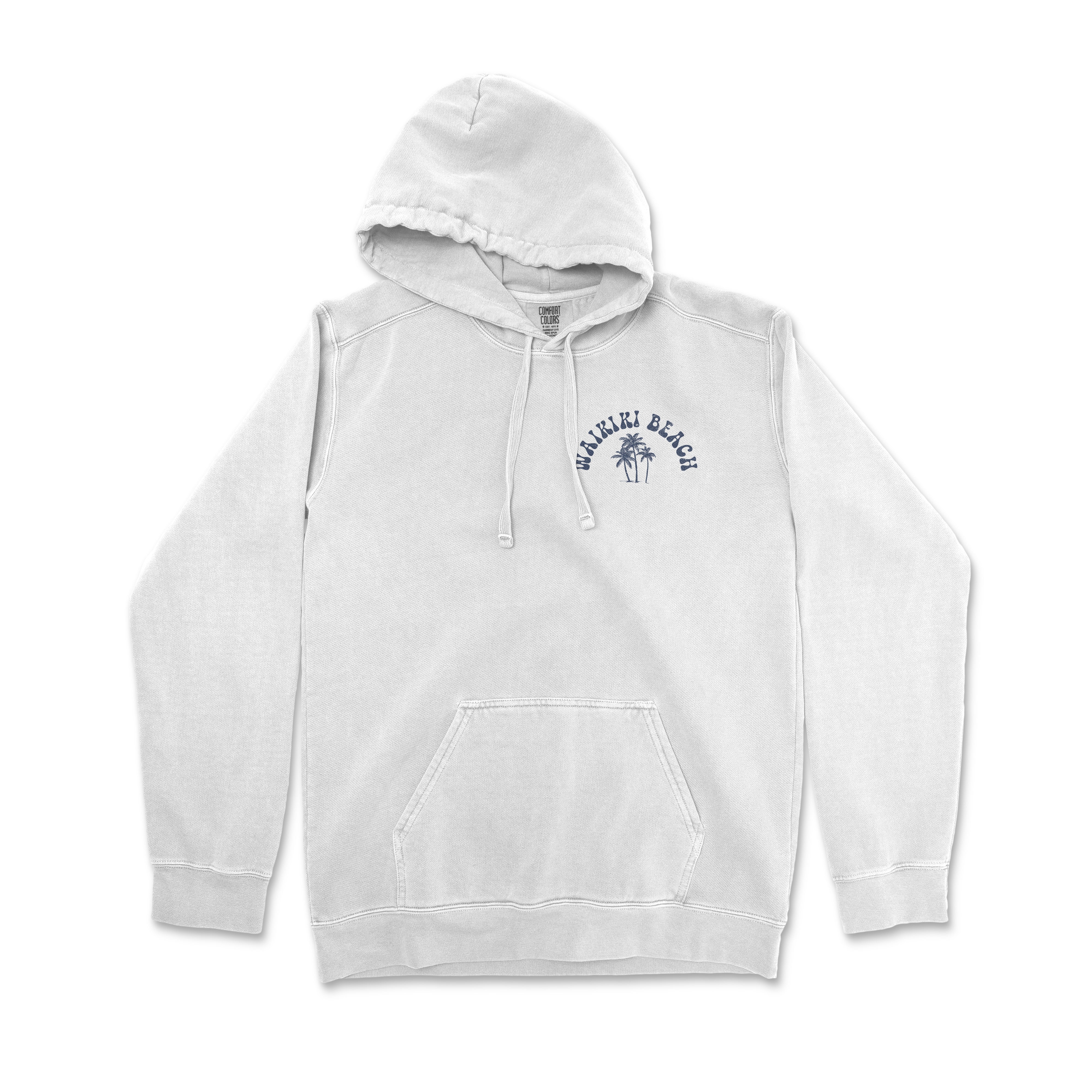 Waikiki Beach Hawaii Hooded Sweatshirt - 0