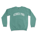 a sweatshirt with the word weeber pond on it
