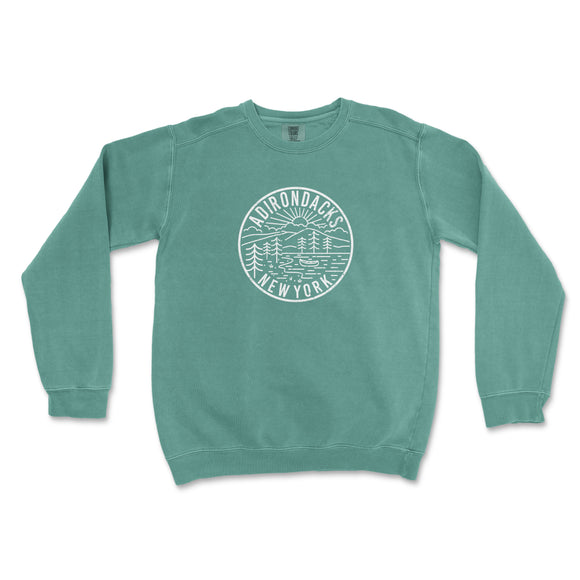 Adirondacks New York Crewneck Sweatshirt