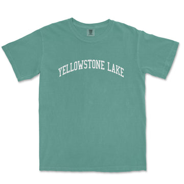 a t - shirt with the words yellowstone lake on it