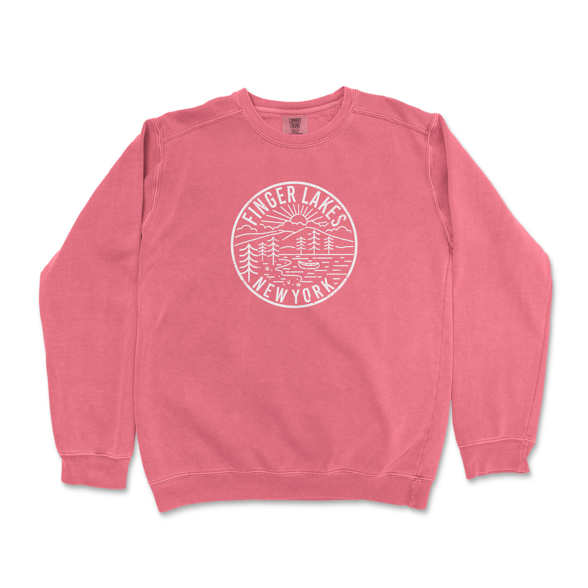 Finger Lakes New York Crewneck Sweatshirt