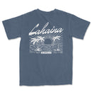 a blue t - shirt with the words, hawaiian on it
