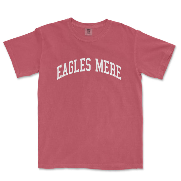 a red t - shirt with the words eagles mere on it