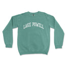 a green sweatshirt with the words lake powell on it