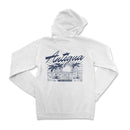 a white hoodie with the words atlantic on it