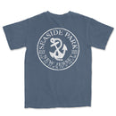 a blue t - shirt with an anchor and the words seaside park on it