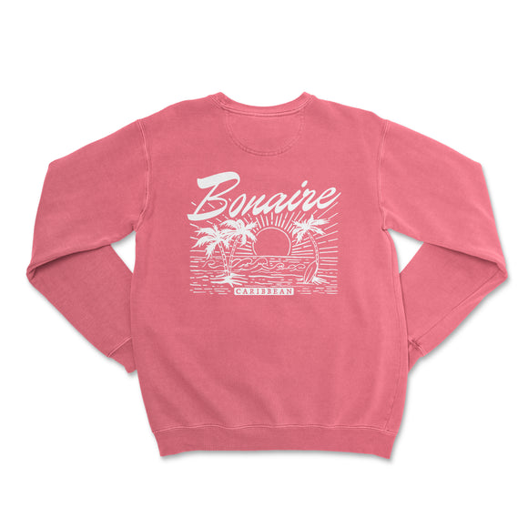 a pink sweatshirt with the words burnie on it