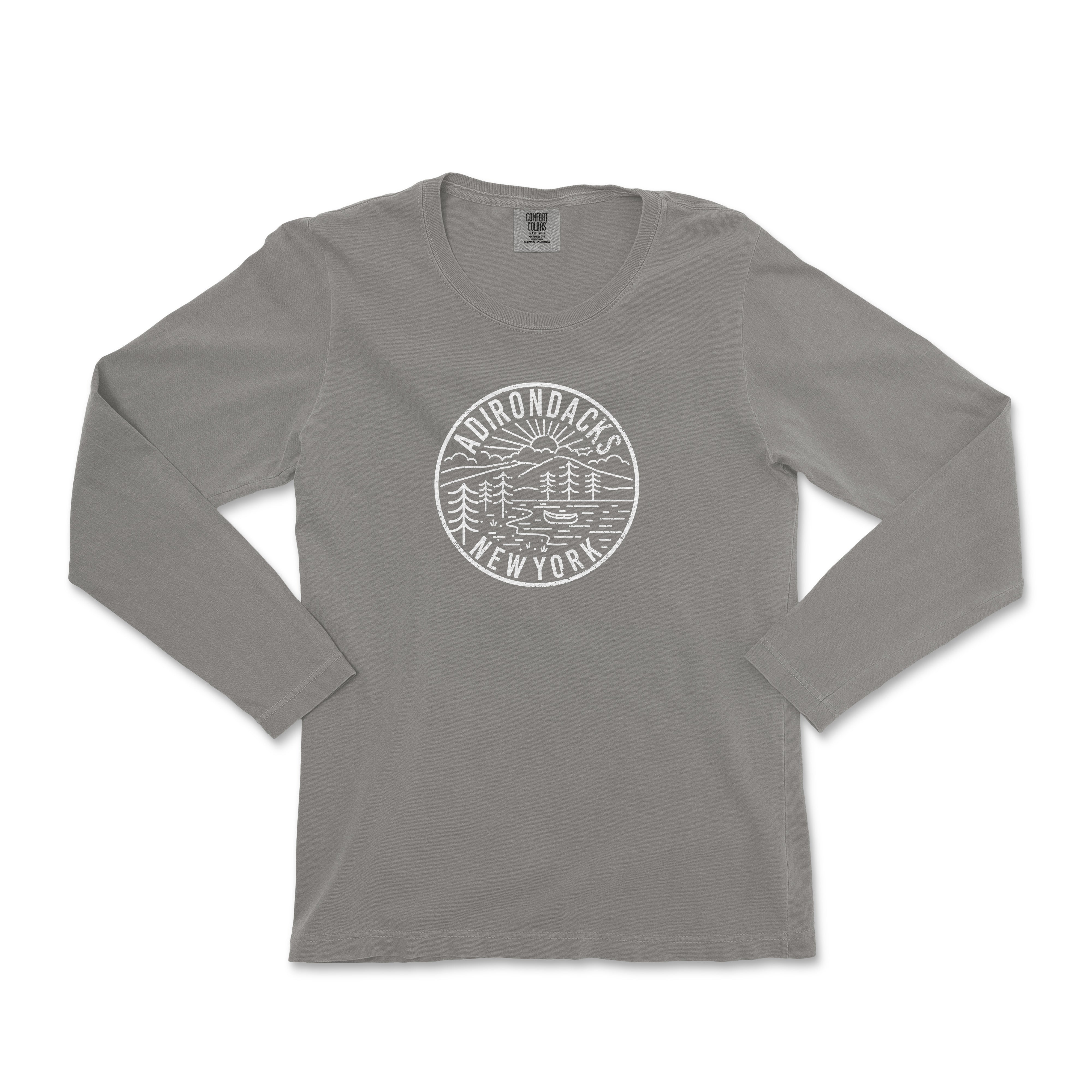 Adirondacks New York Long Sleeve T-Shirt - 0