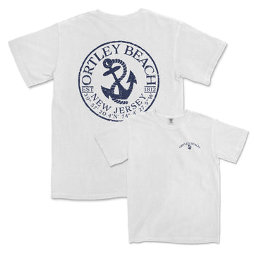 a white t - shirt with an anchor on it