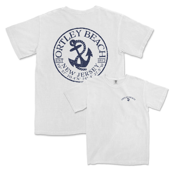 a white t - shirt with an anchor on it