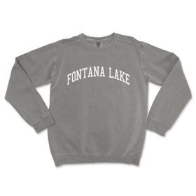 a gray sweatshirt with the word fountain lake on it