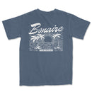 a blue t - shirt with the words bonaire on it