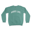 a green sweatshirt with the words north lake on it