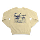 a white sweatshirt with the words hawaia on it