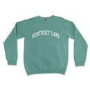a green sweatshirt with the words kentucky lake printed on it