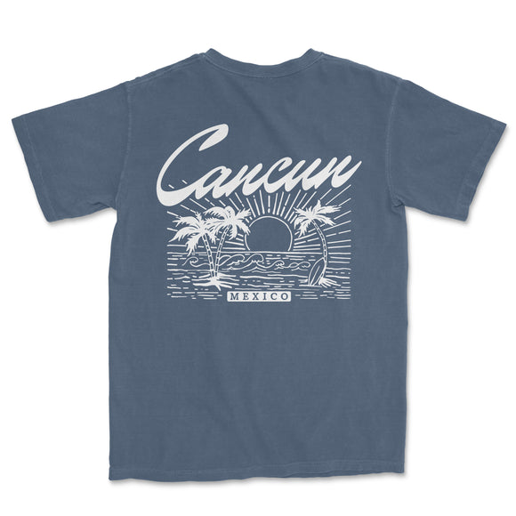 a blue t - shirt with the words cagua on it