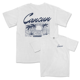 a white t - shirt with the words, cancuy on it