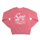 a pink sweatshirt with the words kaua on it
