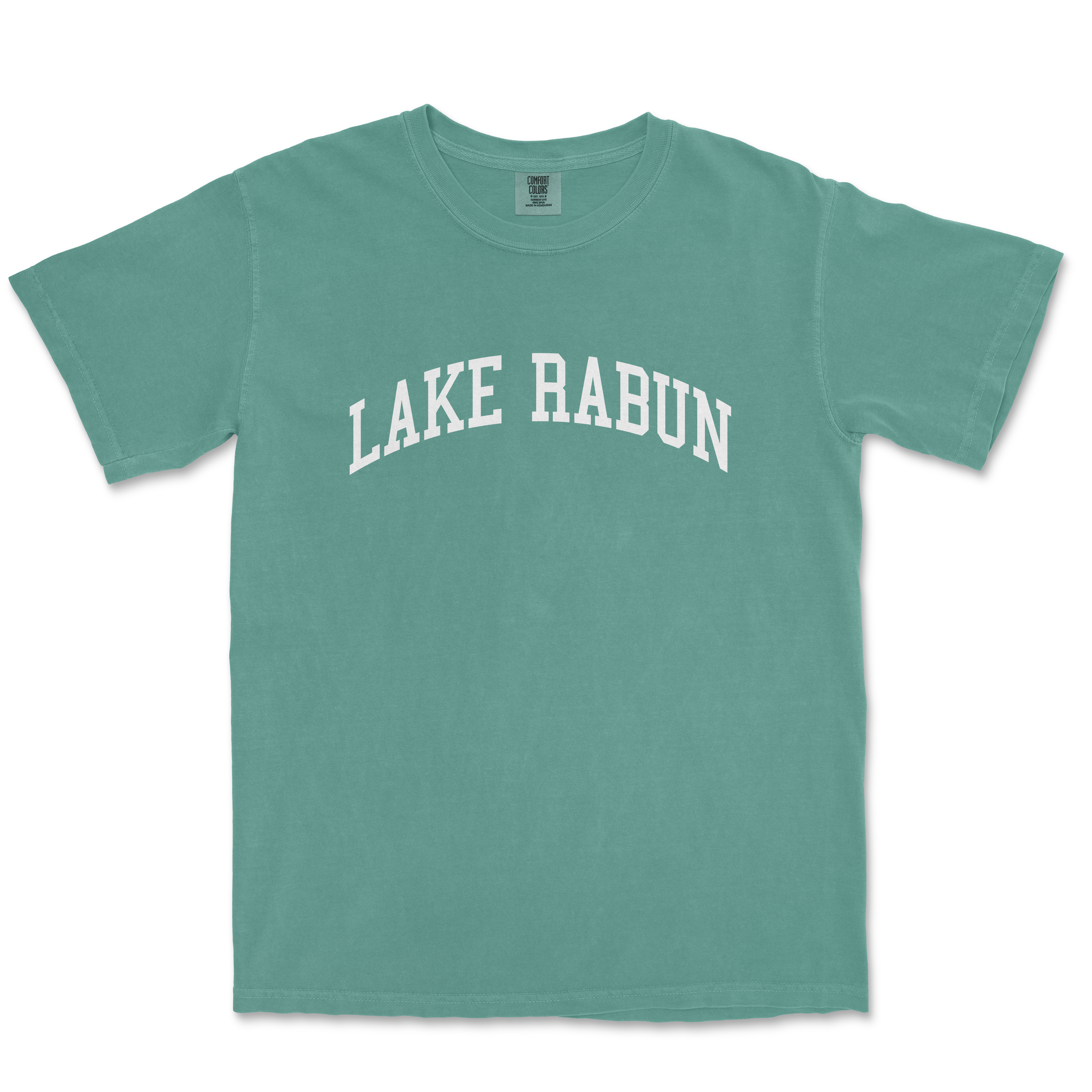 a green lake rabun t - shirt with the word lake rabun