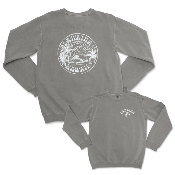 Lahaina Hawaii Crewneck Sweatshirt