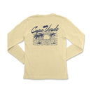 a women's long sleeve shirt with the words cape verde on it