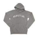a gray sweatshirt with the words millickett lake on it