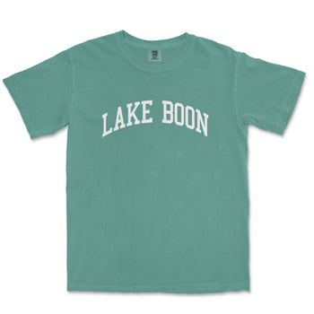 a green lake boon t - shirt with the word lake boon on it
