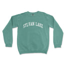 a green sweatshirt with the words syvan lake on it