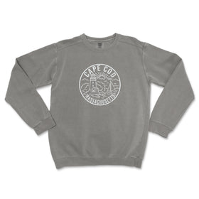 Cape Cod Massachusetts Comfort Colors Crewneck Sweatshirt