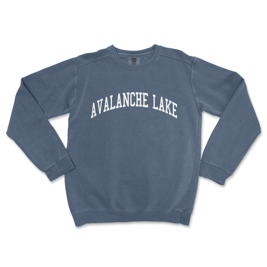 Avalanche Lake Comfort Colors Crewneck Sweatshirt
