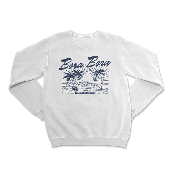 a white sweatshirt with the words bona bona on it