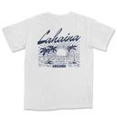 a white t - shirt with the words, hawaiian on it