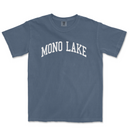 a blue t - shirt with the word mono lake on it