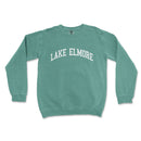 a green sweatshirt with the words lake elmore on it