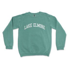 a green sweatshirt with the words lake elmore on it